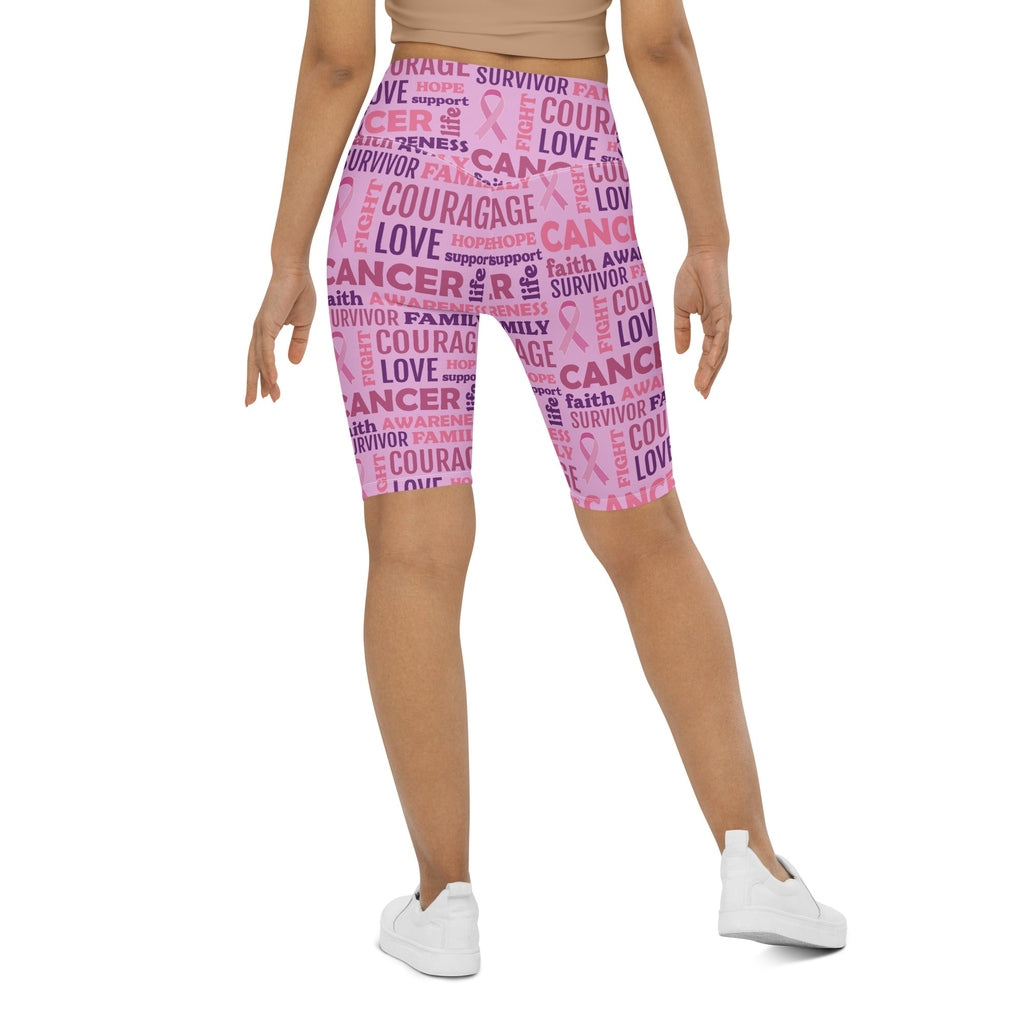 Breast Cancer Awareness Biker Shorts