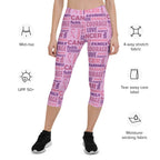 Breast Cancer Awareness Capris