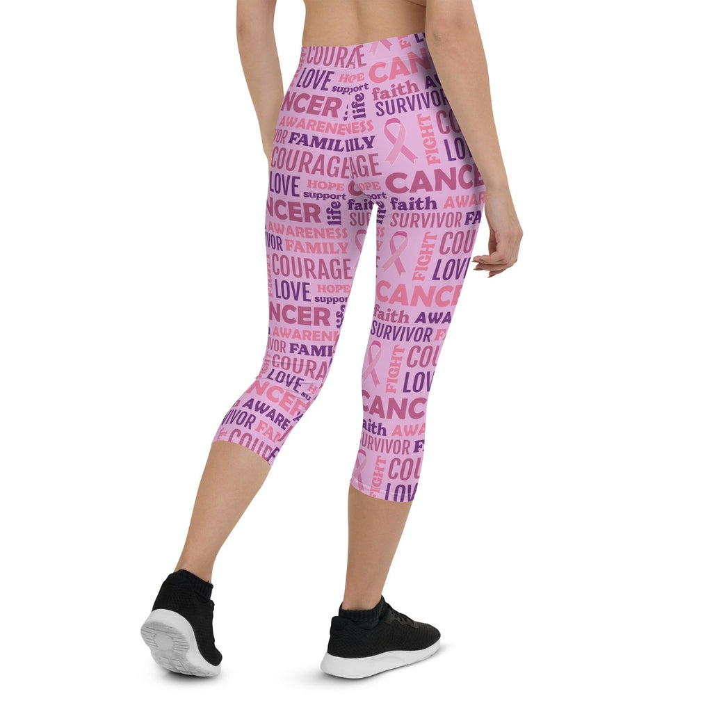 Breast Cancer Awareness Capris