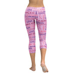 Breast Cancer Awareness Capris