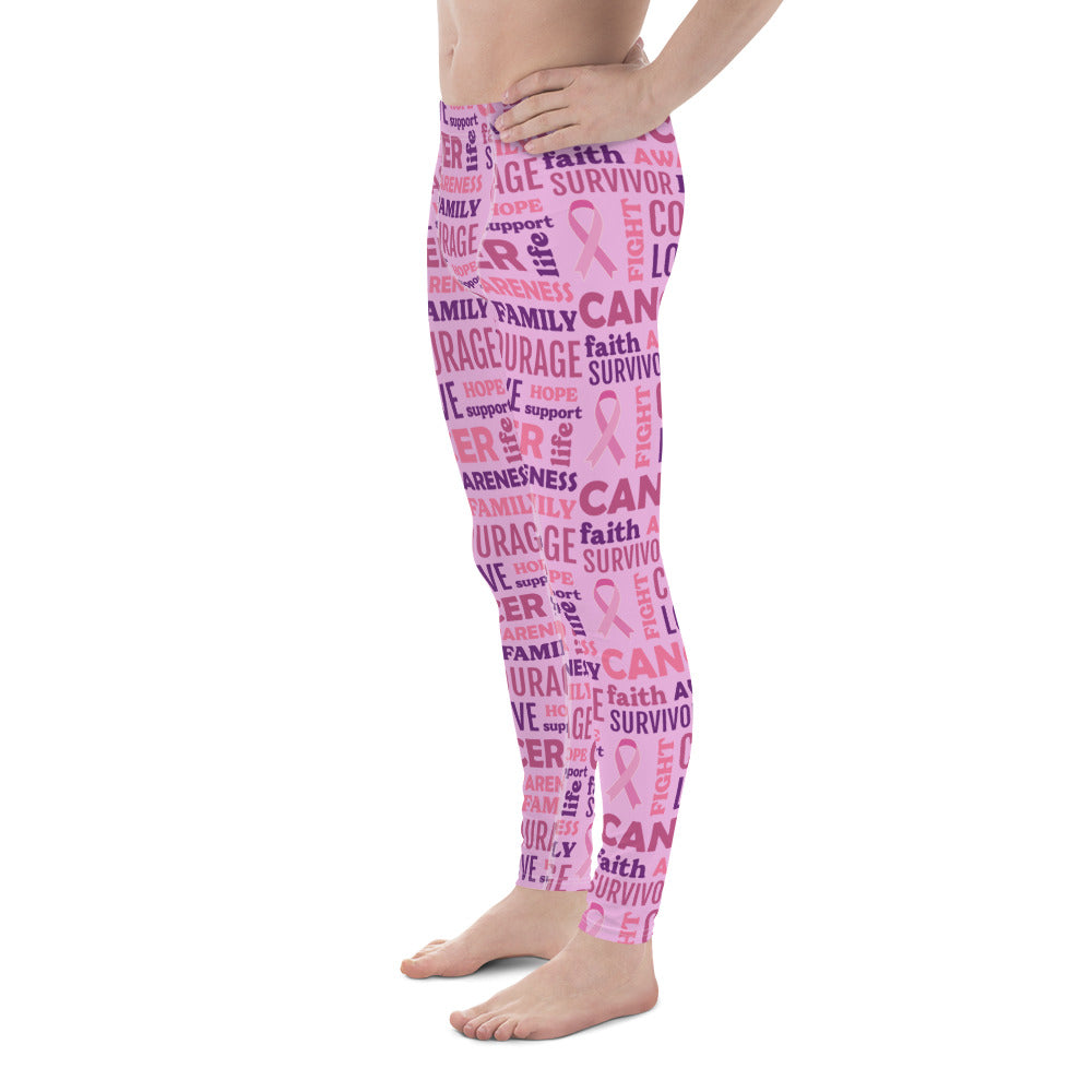 Breast Cancer Awareness Men's Leggings