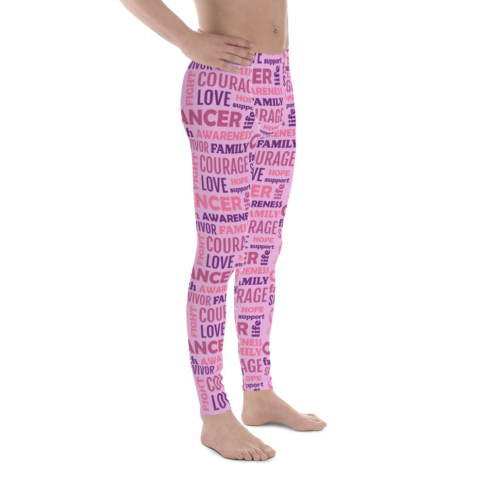 Breast Cancer Awareness Men's Leggings