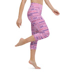 Breast Cancer Awareness Yoga Capris