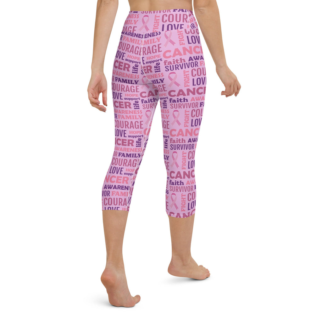 Breast Cancer Awareness Yoga Capris