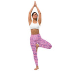 Breast Cancer Awareness Yoga Leggings