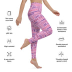 Breast Cancer Awareness Yoga Leggings