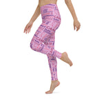 Breast Cancer Awareness Yoga Leggings