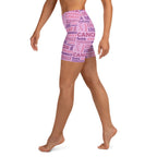 Breast Cancer Awareness Yoga Shorts