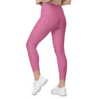 Bubblegum Pink Leggings With Pockets