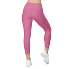 Bubblegum Pink Leggings With Pockets
