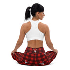 Buffalo Reindeer Print Yoga Leggings