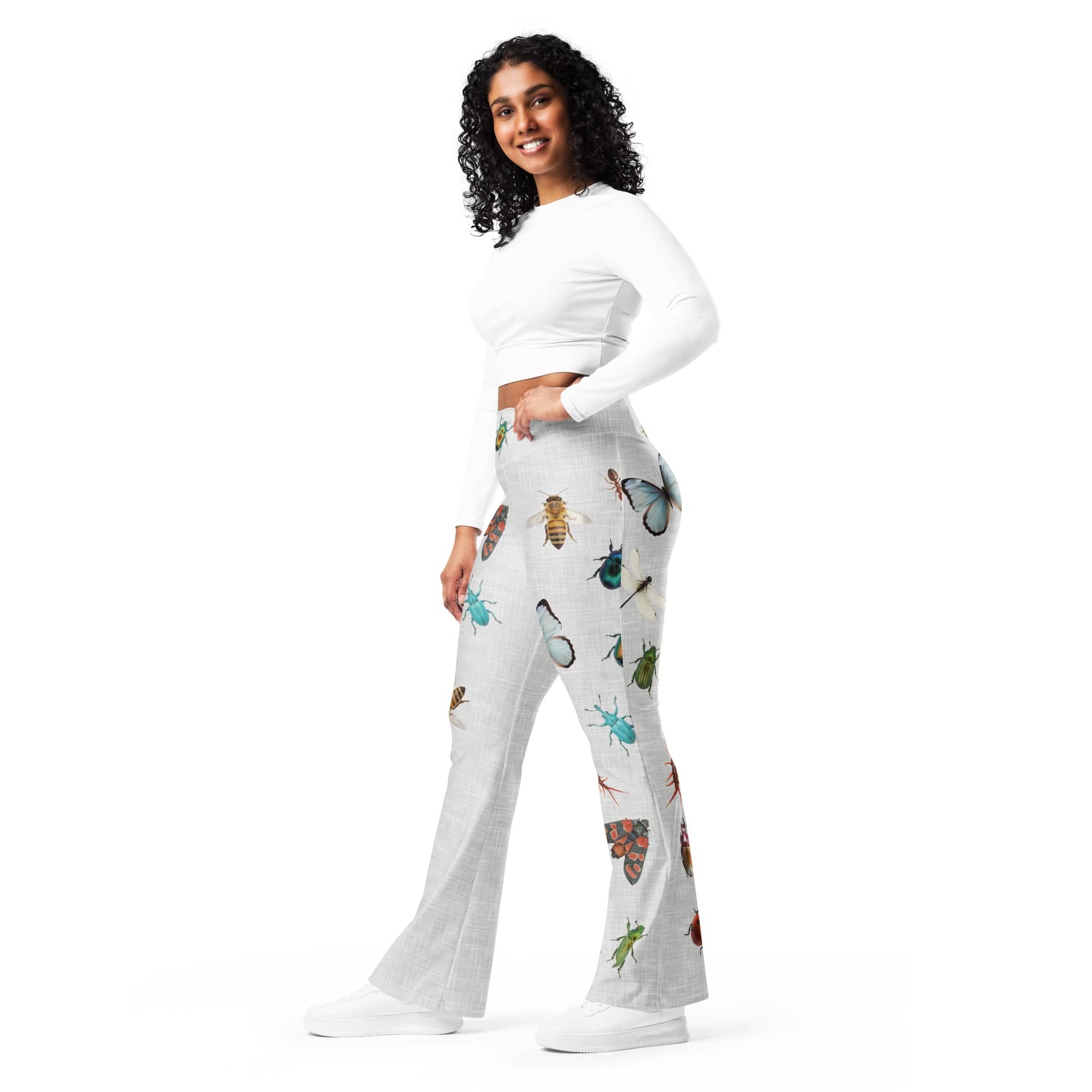 Bugs Party Flare Leggings