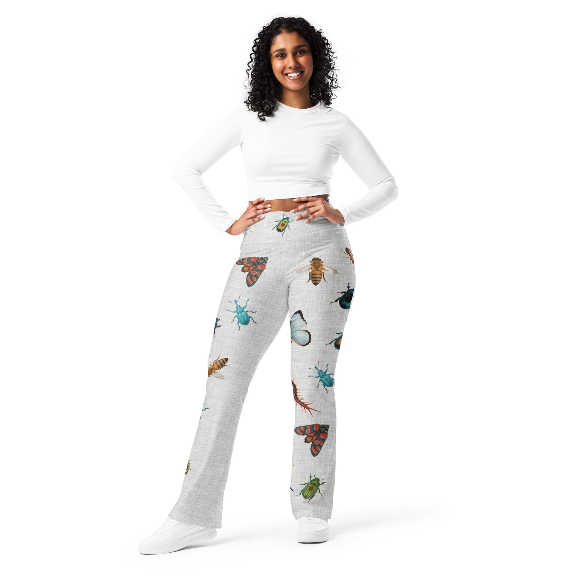 Bugs Party Flare Leggings