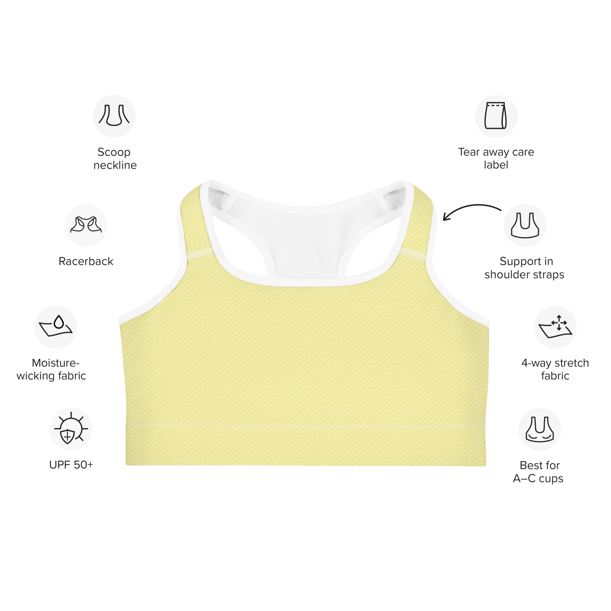 Bunny but* Easter Sports Bra