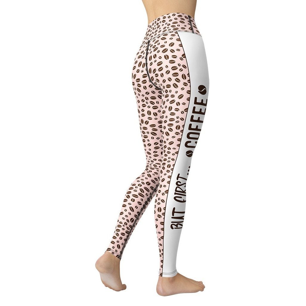 But First, Coffee Yoga Leggings