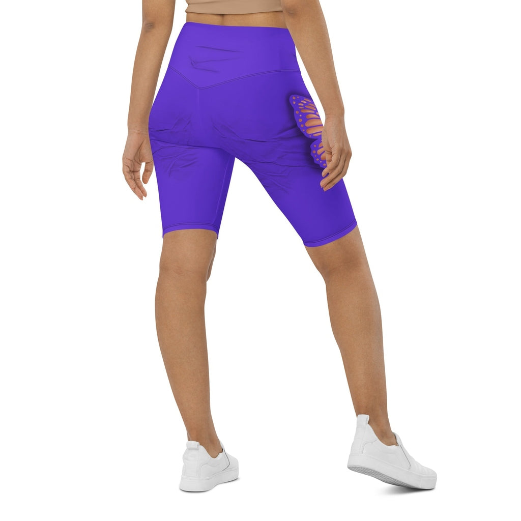 Butterfly Cut Out Biker Shorts
