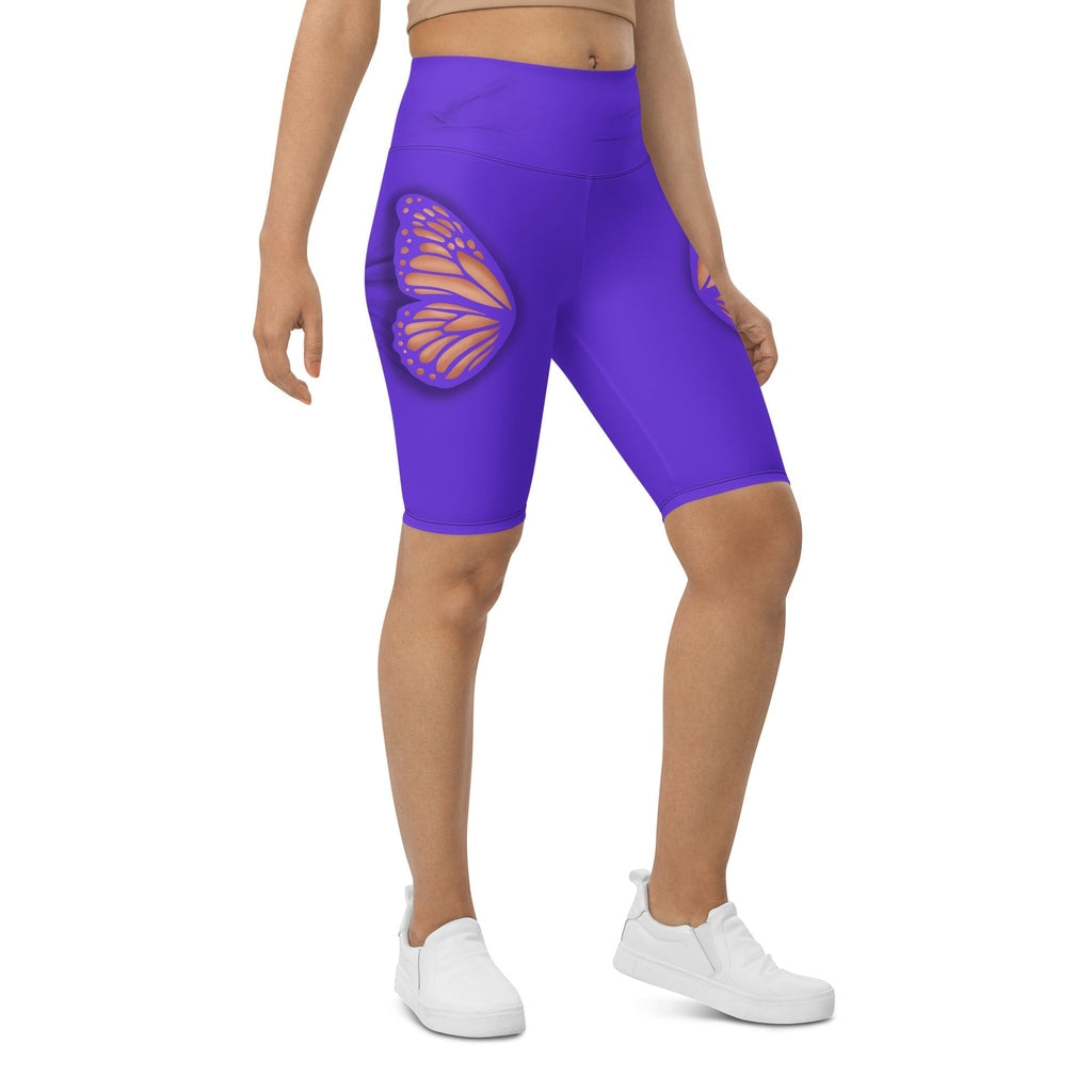 Butterfly Cut Out Biker Shorts