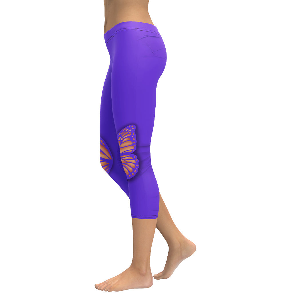 Butterfly Cut Out Capris