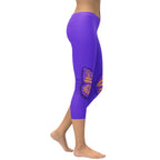 Butterfly Cut Out Capris