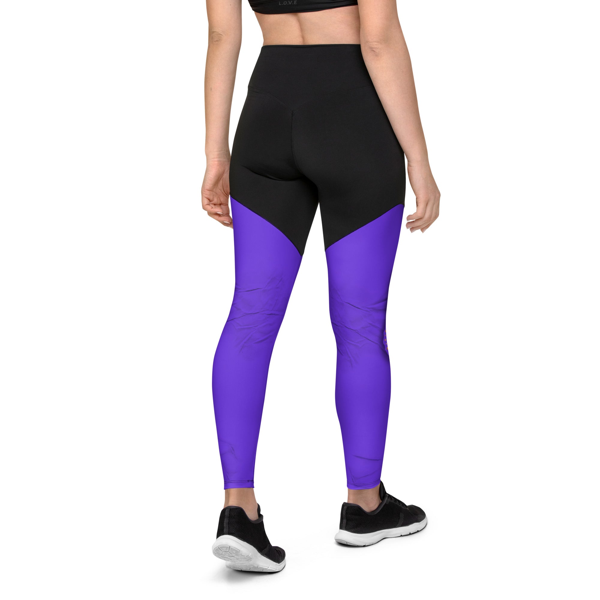 Butterfly Cut Out Compression Leggings