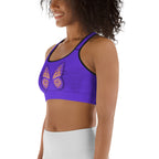 Butterfly Cut Out Sports Bra