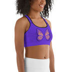 Butterfly Cut Out Sports Bra