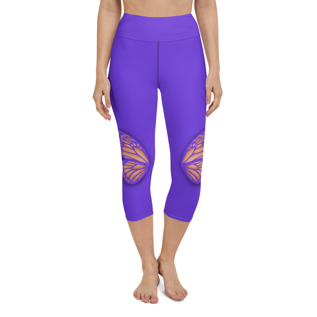Butterfly Cut Out Yoga Capris