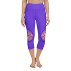 Butterfly Cut Out Yoga Capris