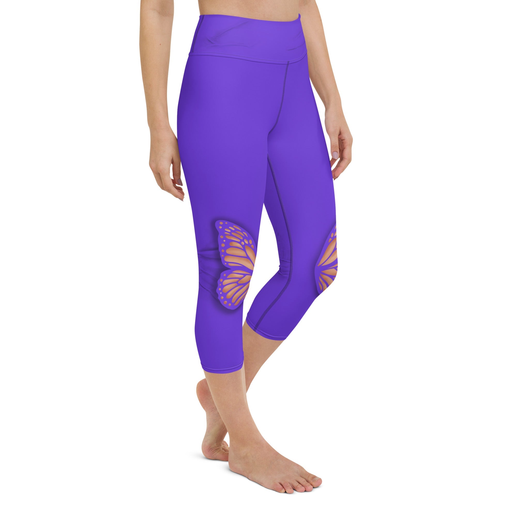 Butterfly Cut Out Yoga Capris