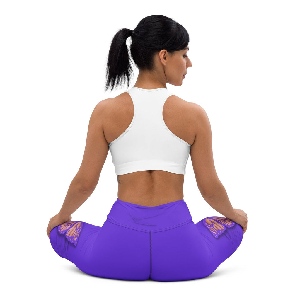 Butterfly Cut Out Yoga Leggings