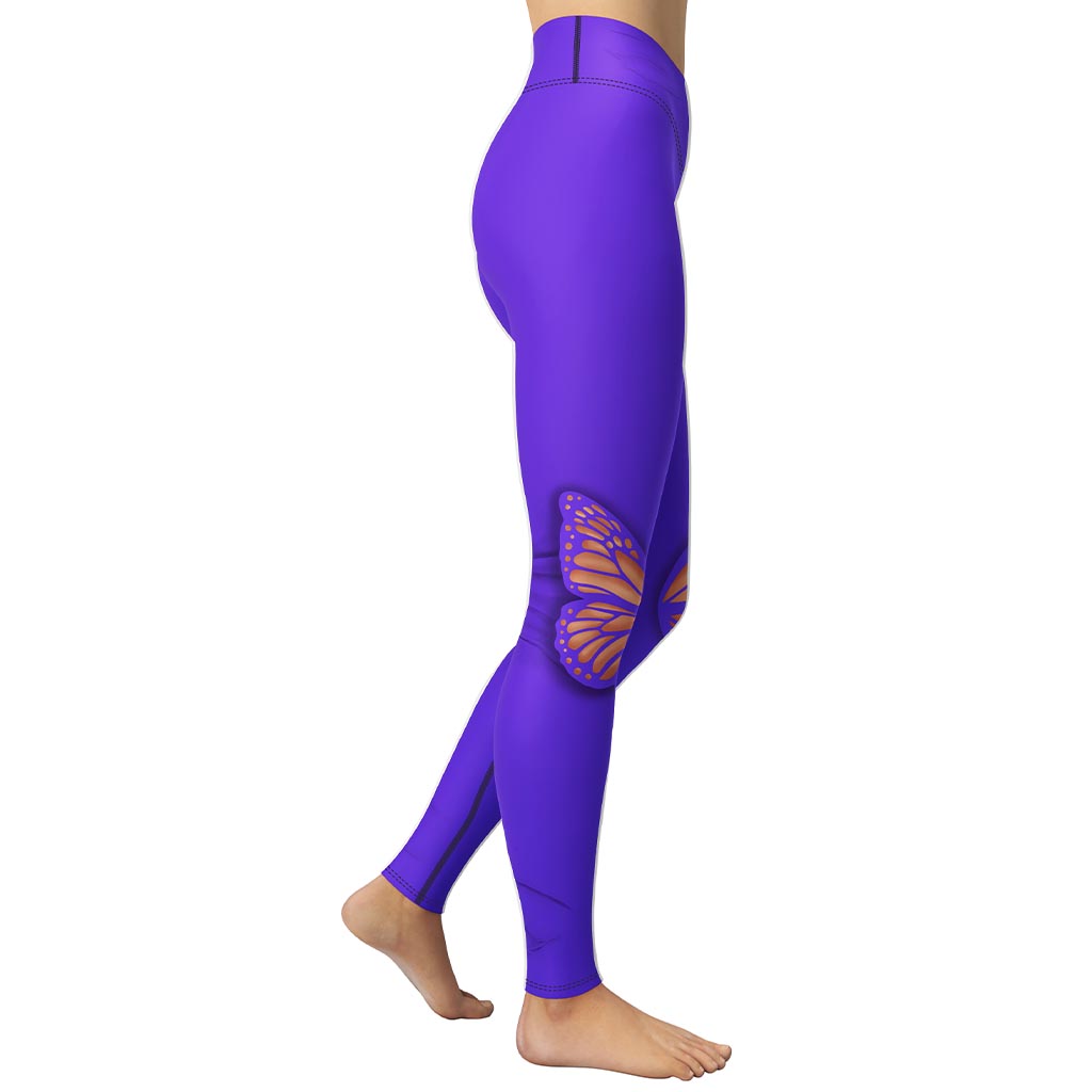 Butterfly Cut Out Yoga Leggings