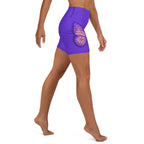 Butterfly Cut Out Yoga Shorts