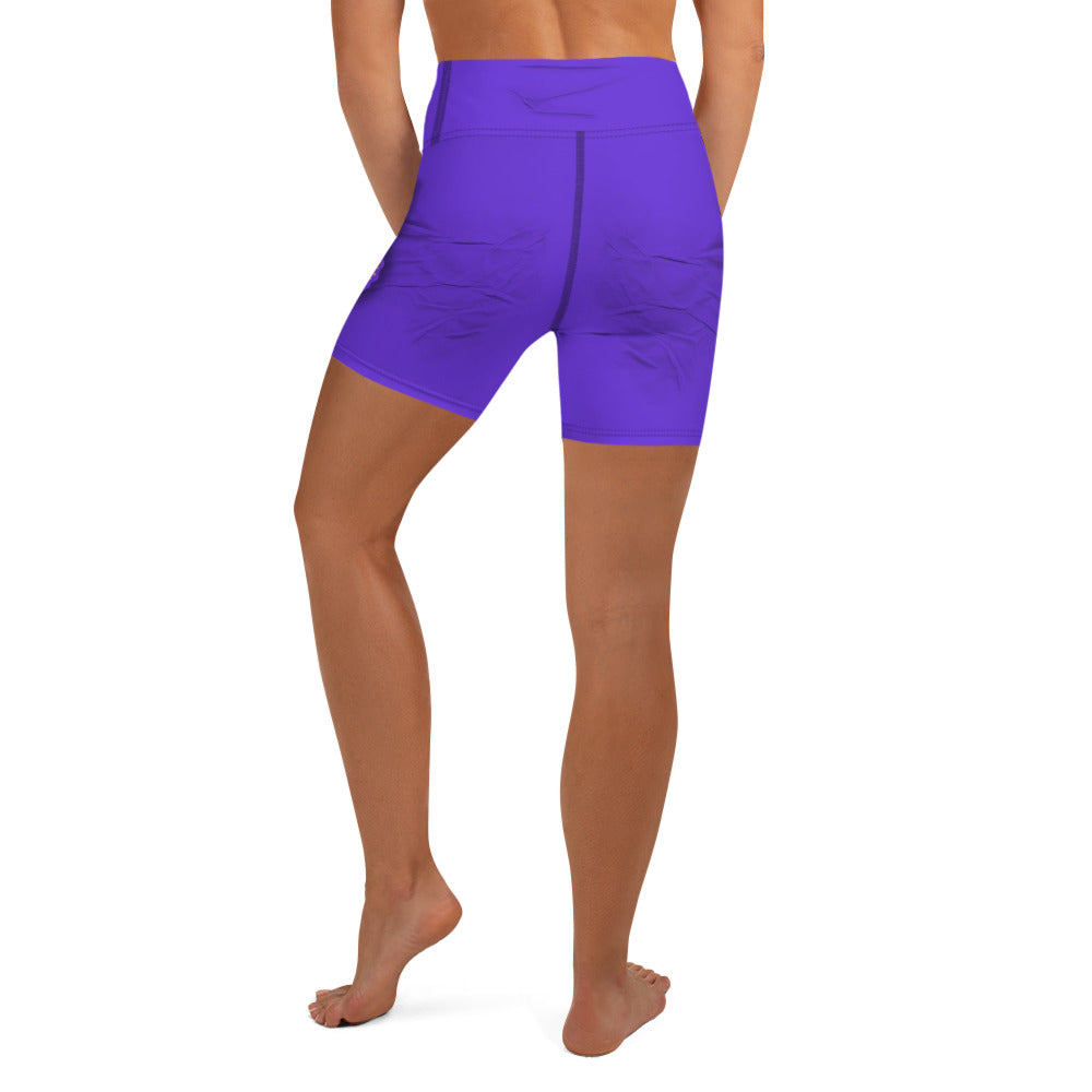 Butterfly Cut Out Yoga Shorts