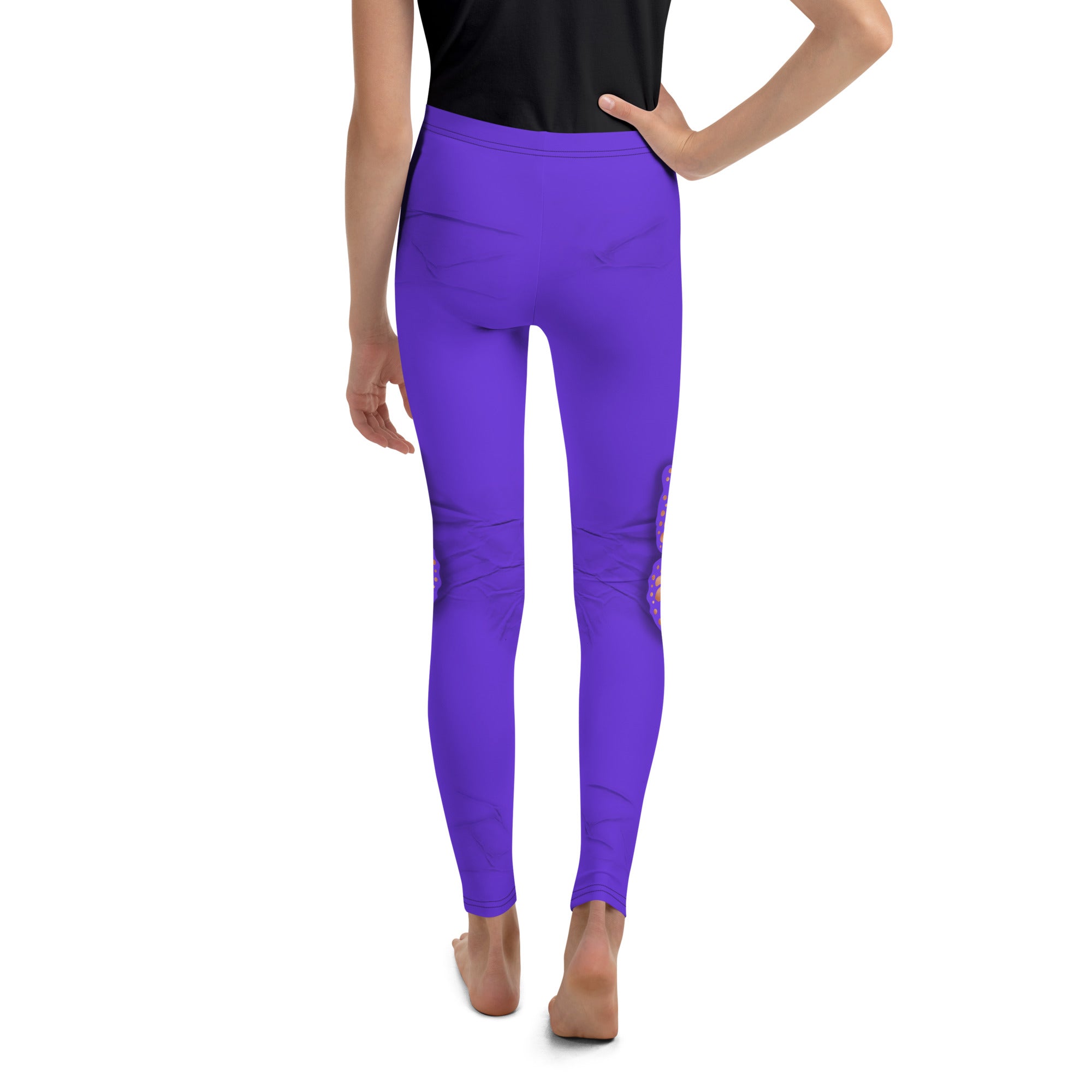 Butterfly Cut Out Youth Leggings