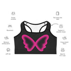 Butterfly Shaped Sports Bra