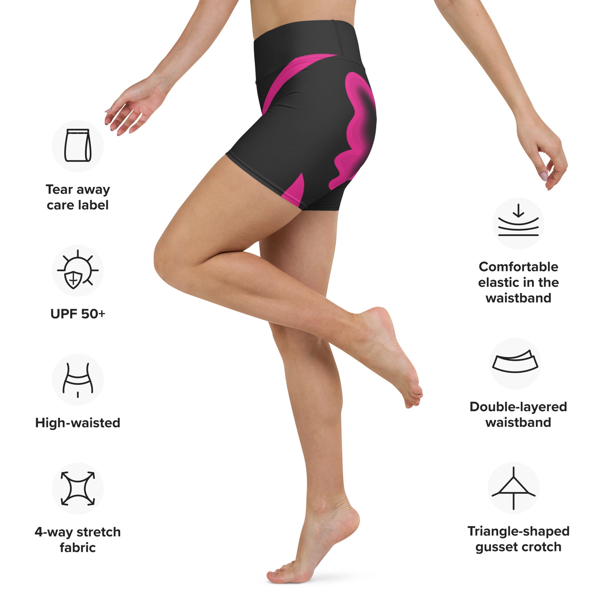 Butterfly Shaped Yoga Shorts