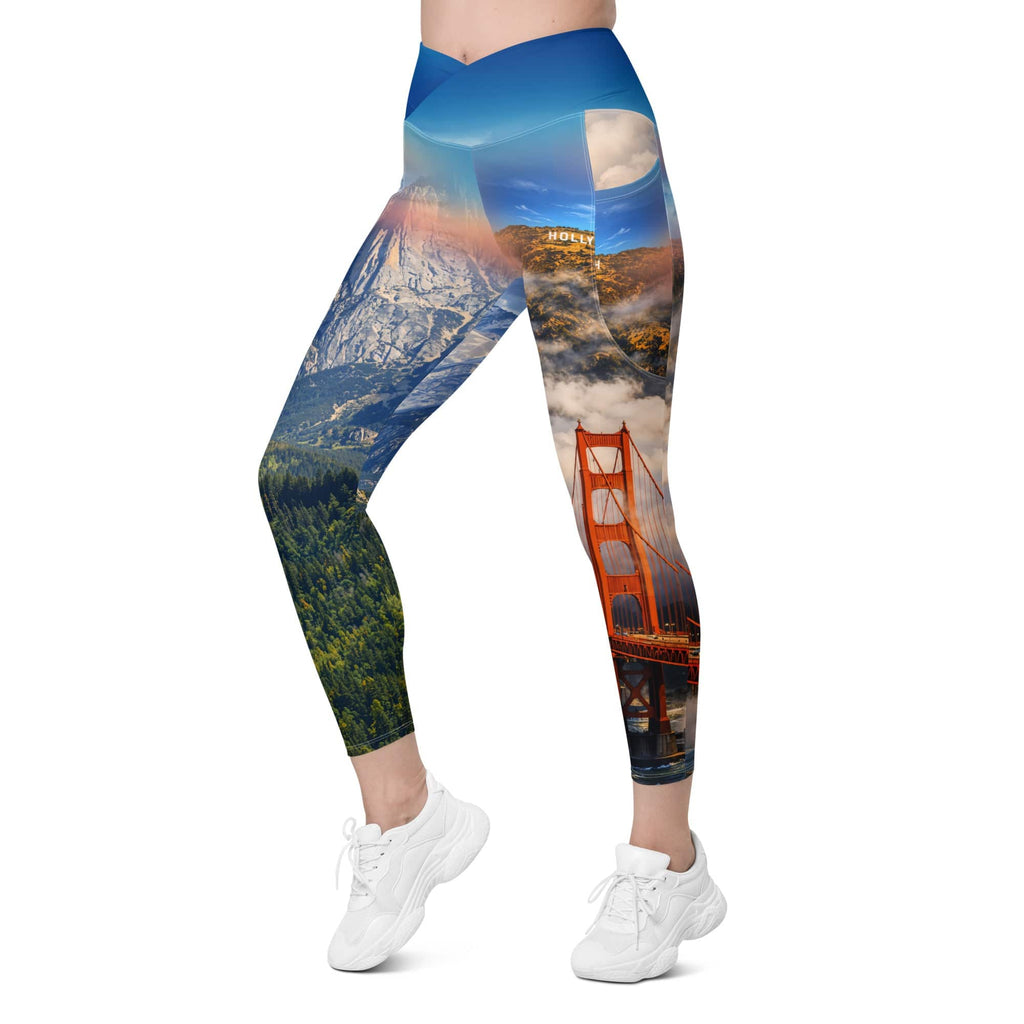 California Crossover Leggings With Pockets