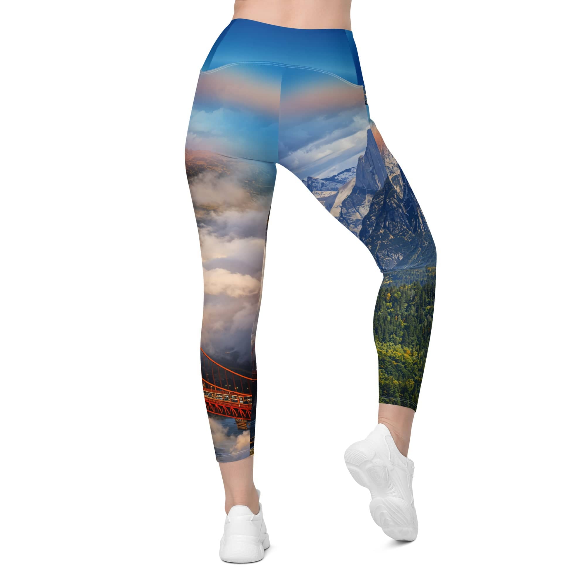 California Crossover Leggings With Pockets