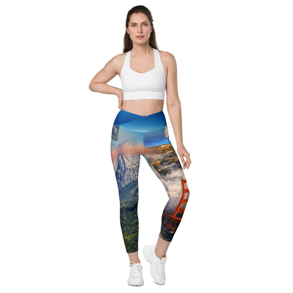 California Crossover Leggings With Pockets