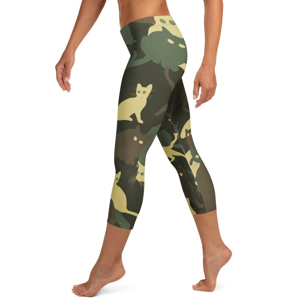 Camo Kitties Capris