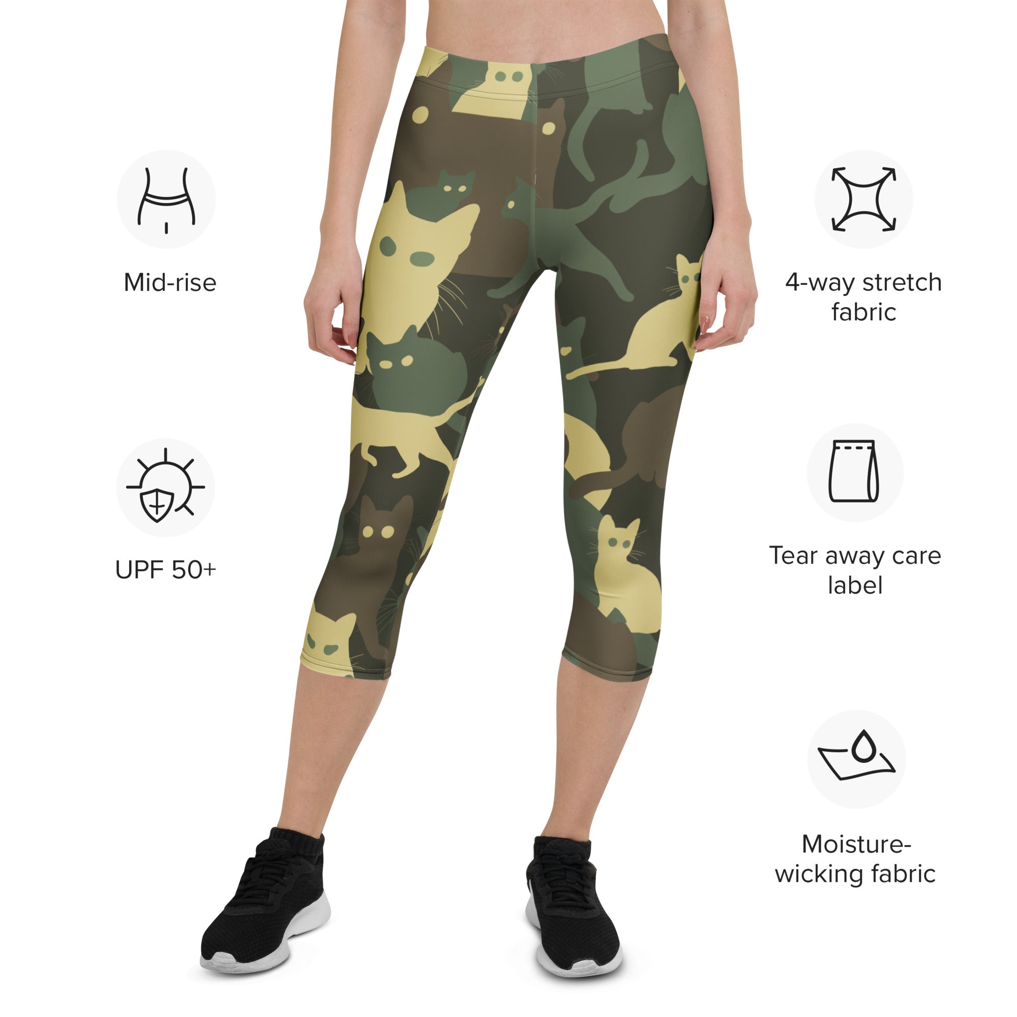 Camo Kitties Capris