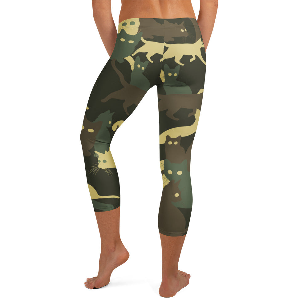 Camo Kitties Capris