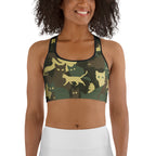 Camo Kitties Sports Bra