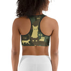Camo Kitties Sports Bra
