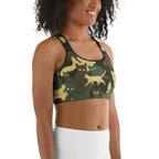 Camo Kitties Sports Bra