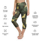 Camo Kitties Yoga Capris