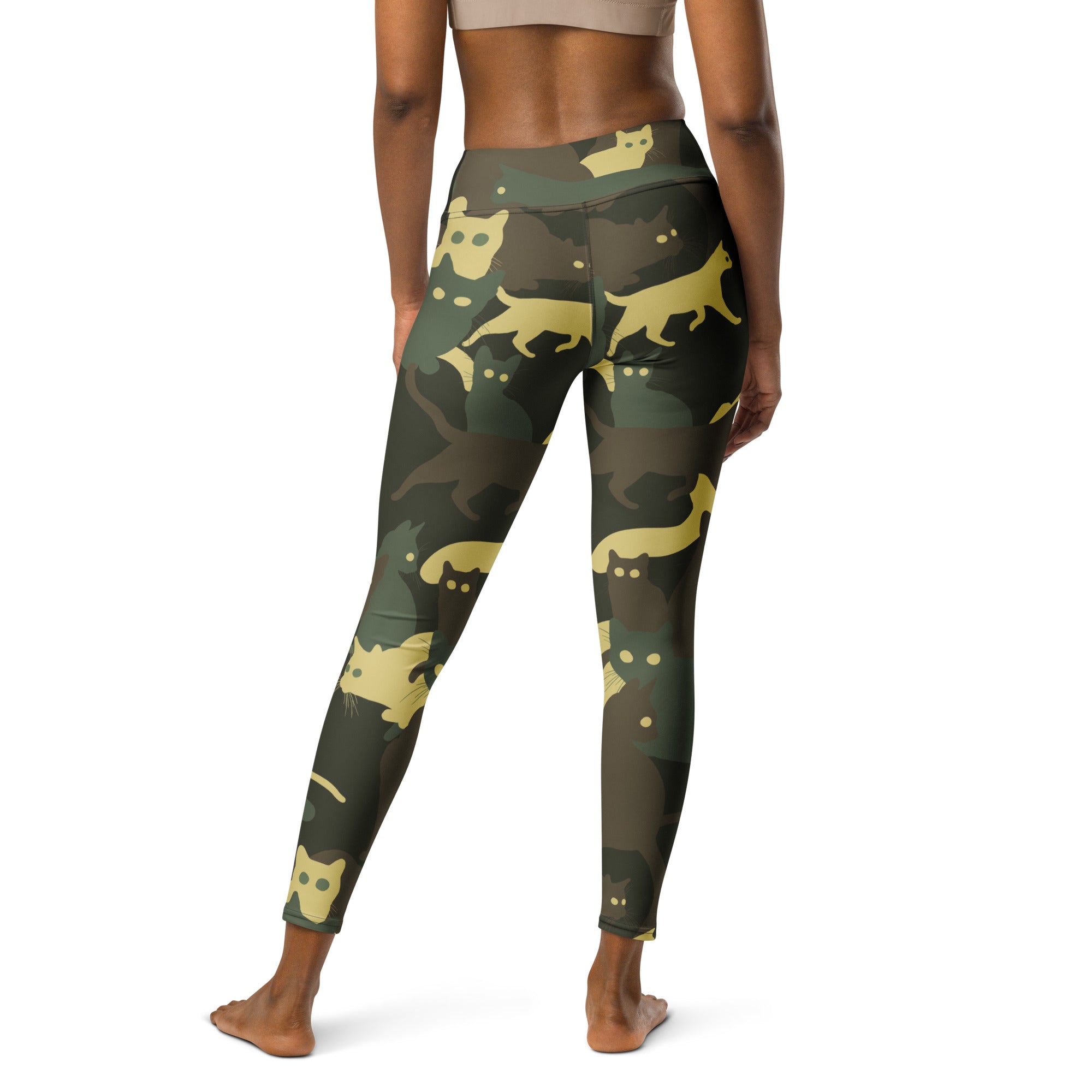 Camo Kitties Yoga Leggings