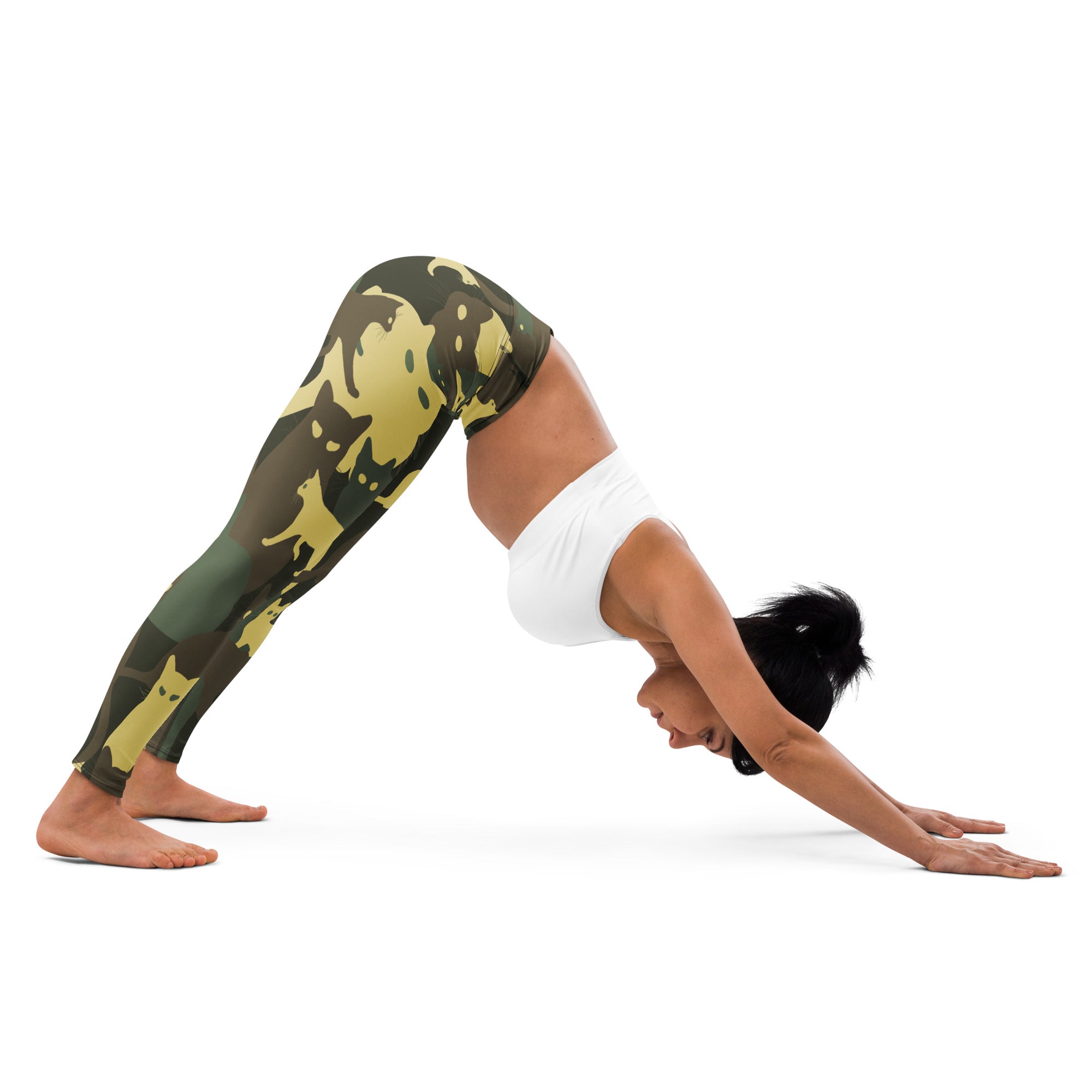 Camo Kitties Yoga Leggings