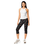 Candy Cane & Snowflake Capris