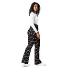 Candy Cane & Snowflake Flare Leggings